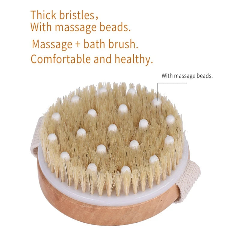 DRY BRUSHING BODY BRUSH